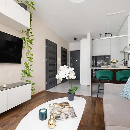 Light Grey In Cracow With Furnished Balcony By Renters 크라쿠프