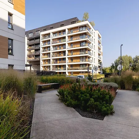 Light Grey In Cracow With Furnished Balcony By Renters Appartement Cracovie